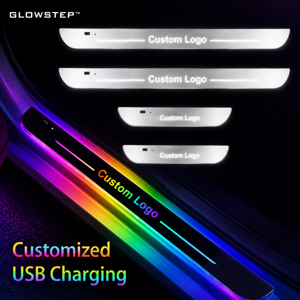 GlowStep™ Wireless LED Door Sills