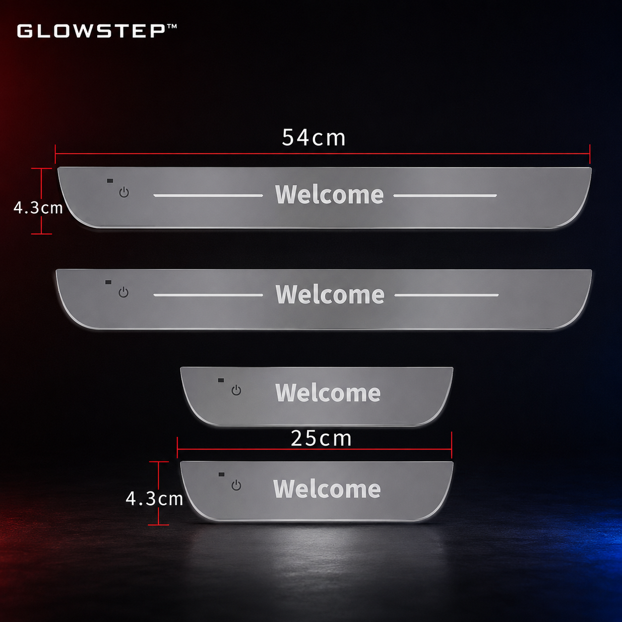 GlowStep™ Wireless LED Door Sills
