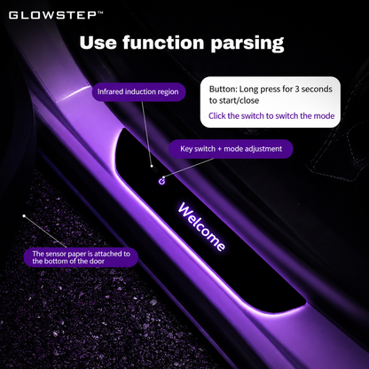 GlowStep™ Wireless LED Door Sills